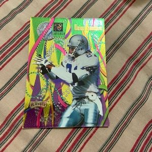 Deion sanders Playoff 1996 Cowboys card